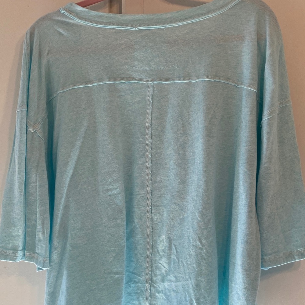 Double D Ranch Light Blue Rhinestone Tee - Picture 7 of 8